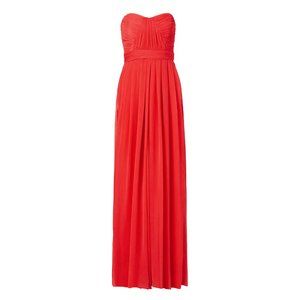 Badgley Mischka Red Chiffon Gown Dress - Size 2